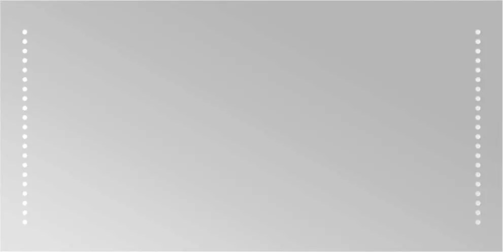 vidaXL Oglindă de baie cu LED, 80x40 cm