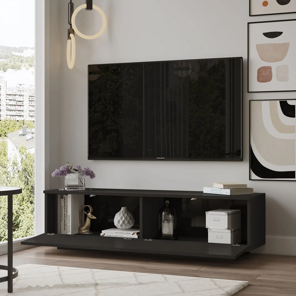 Masă TV/Dulap Fancy (Negru). 1072592