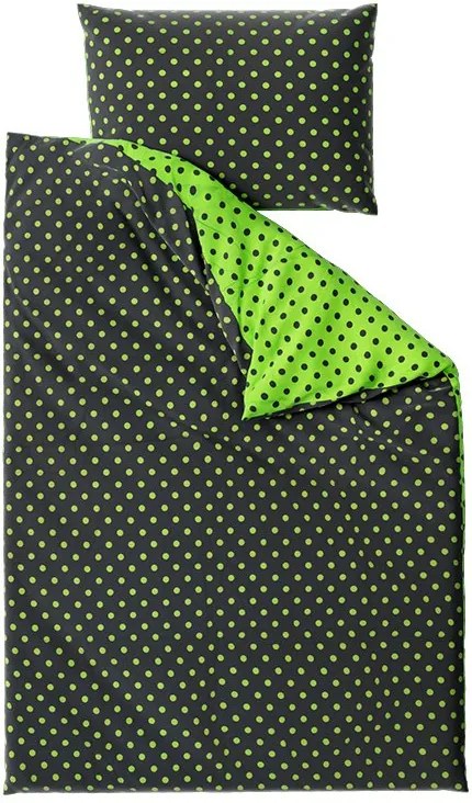Lenjerie de pat din polibumbac COLAM GREEN POLY verde Dimensiune lenjerie de pat: 70 x 90 cm | 140 x 200 cm