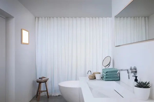 Osram - Plafonieră LED pentru baie ORBIS DISC LED/22W/230V 30x30 cm IP44 maro