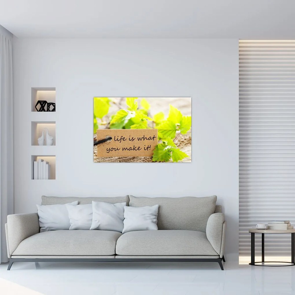 Tablou - Citat (90x60 cm)