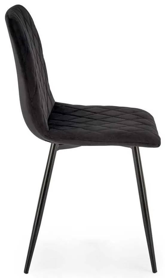 Scaun de bucătărie Sadie, negru