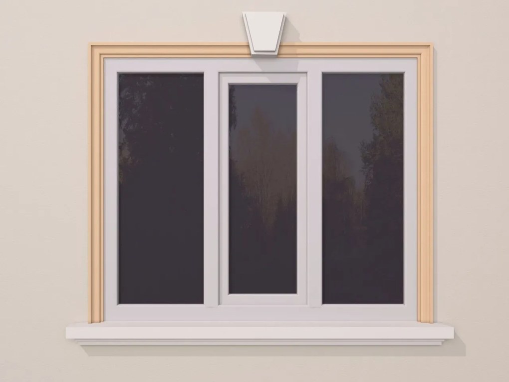 Ancadrament fereastra exterior FP131 dimensiuni 80x40x2000mm