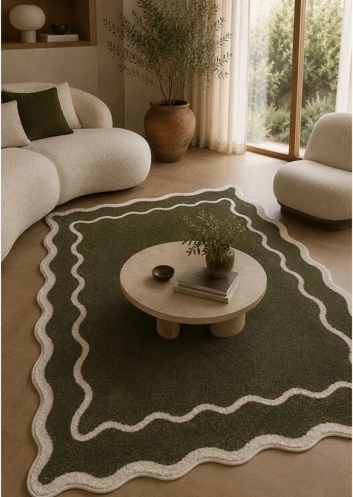 Covor verde închis 160x230 cm Dolce – ESTE