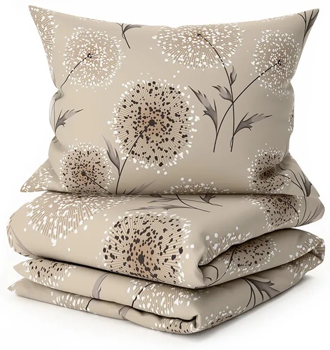 Lenjerie de pat din bumbac PAMPELINO bej Dimensiune lenjerie de pat: 70 x 90 cm | 140 x 220 cm