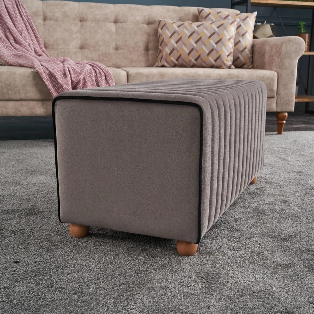 Taburet Mabel Pouf Mink