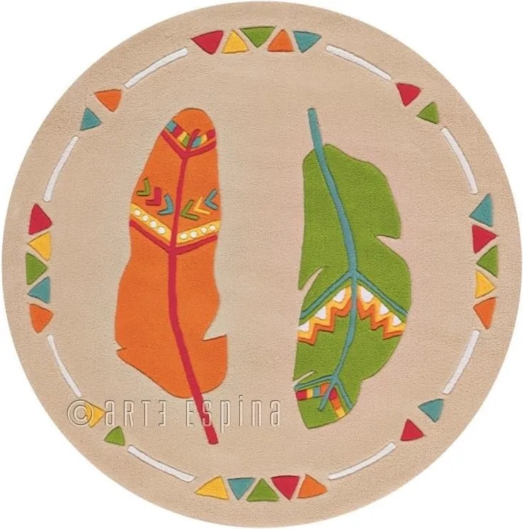 Covor copii cu fire fluorescente ce stralucesc in intuneric, Spirit-Glowy 130cm 3141-17 AE