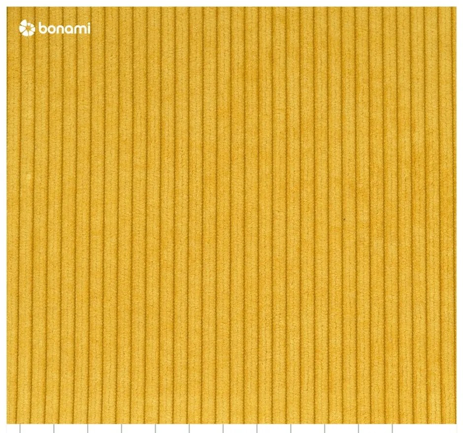 Canapea variabilă cu tapițerie din catifea reiată Karup Design Folk Raw/Honey