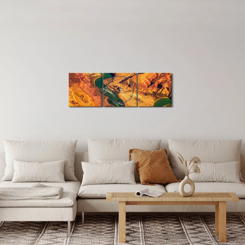 Tablou - Marele Canion (cu ceas) (90x30 cm)