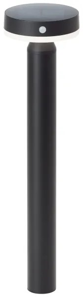 Lampă LED solară cu senzor Brilliant MAGUA LED/4W/3,7V 50,2 cm IP44 negru