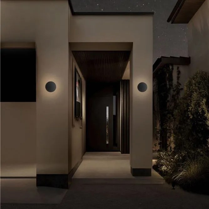Aplica ambientala exterior IP65 LED 3000K GONG negru