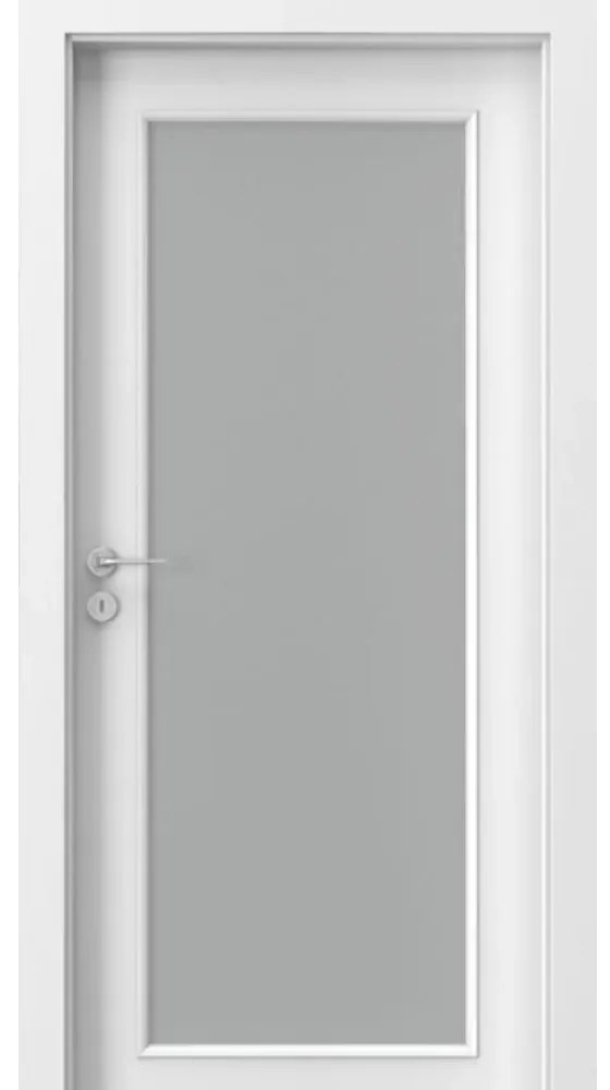 Usa Interior din MDF Porta Nova Model 2.2 (Culoare: Wenge, Toc: Reglabil 30 cm, Maner: Patrat argintiu crom, Dimensiune: 70 cm)