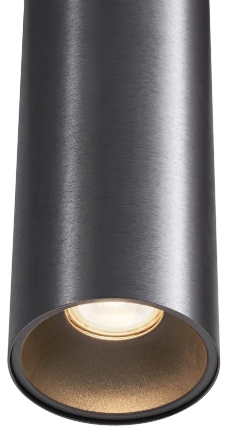 Lampă modernă pendant Gunmetal GU10 50mm - Tubo