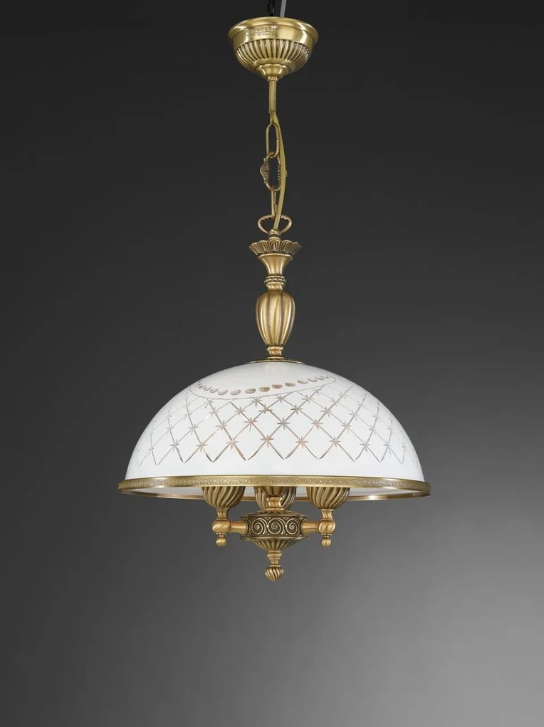 Pendul clasic design italian din alama, sticla 7002 RA-L. 7002/38