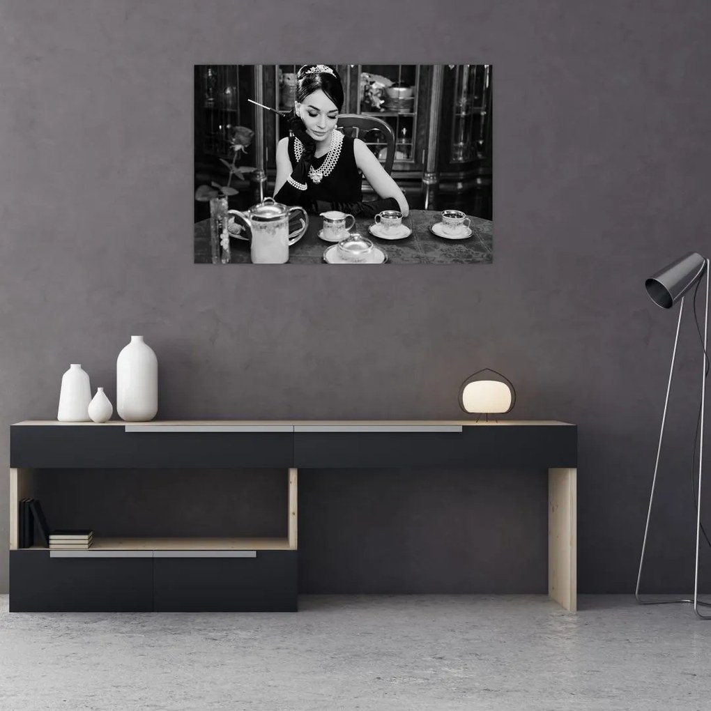 Tablou cu femeie (90x60 cm)