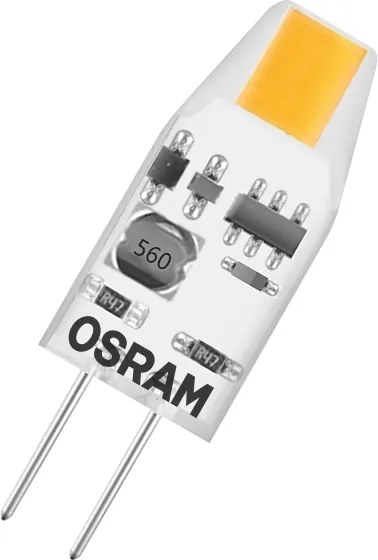 Set de 5 becuri LED micro cu pini G4, 1W, 12V, 2700K - Osram