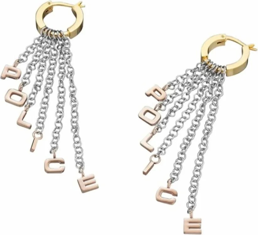 Cercei Damă Police PJ25596ESSGRG 5 cm