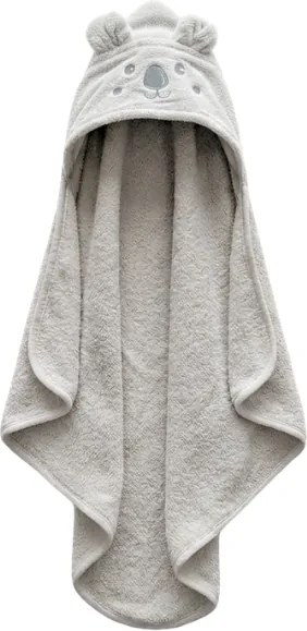 Prosop pentru copii cu gluga KODA 75x75 cm, gri