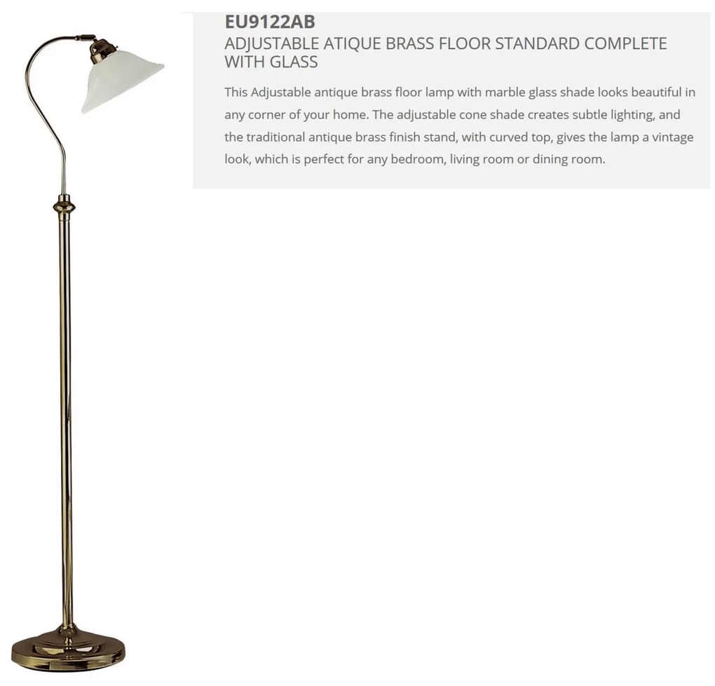 Lampadar de podea stil clasic ajustabil Floor Lamps EU9122AB SRT
