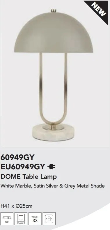 Veioza, Lampa de masa decorativa Dome