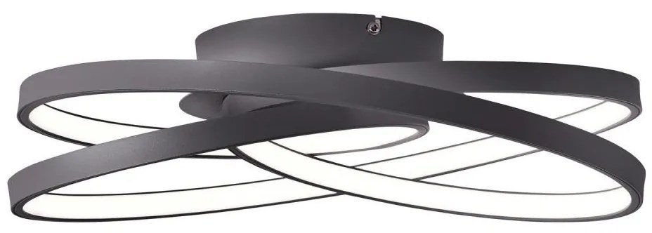 Plafonieră LED Brilliant LABYRINTH LED/40W/230V d. 39,5 cm negru