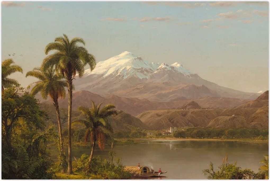 Tablou - Frederic Edwin Church, Tamaca Palms, reproducere (90x60 cm)