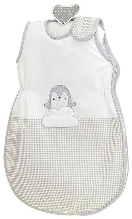 Pj Baby - Sac de dormit fara maneci Pinguin Cu broderie, 98 cm, 92x54 cm