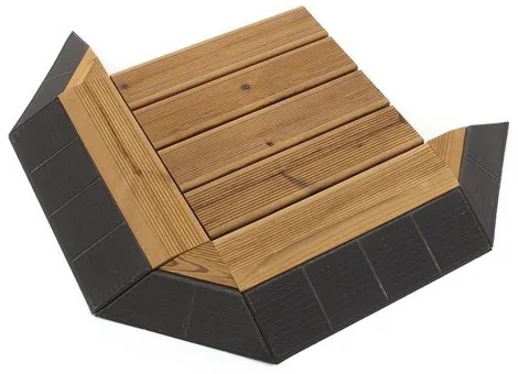 Podele din lemn Linea CombiWood 40 x 40 x 6,5 cm, lemn natural