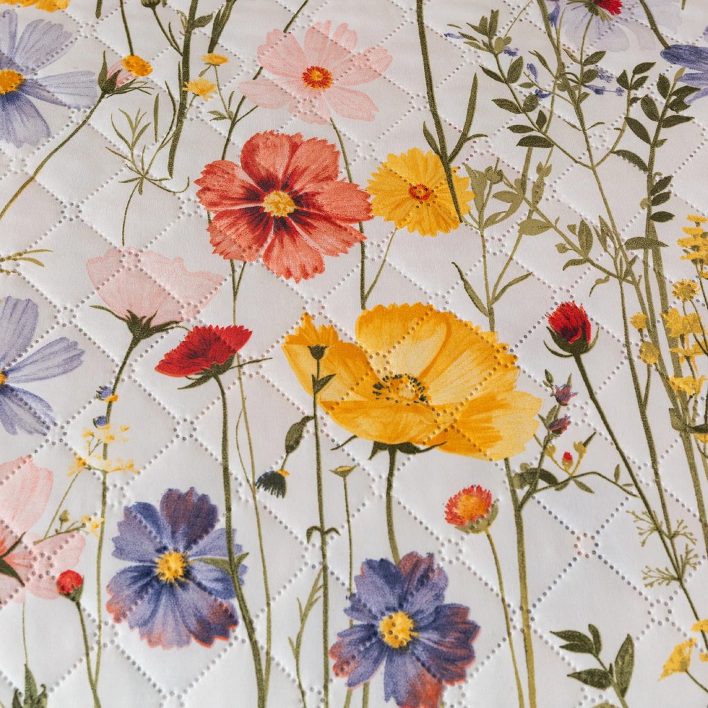 Cuvertura de pat WILDFLOWERS, colorata Dimensiune: 220 x 240 cm