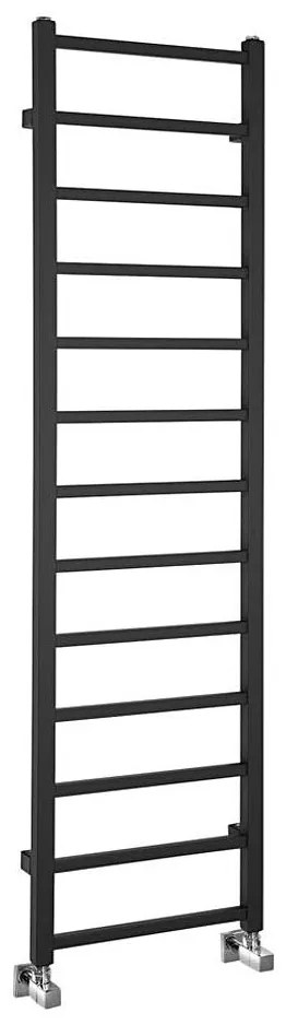 Sapho - Radiator de baie METRO DOS 323W 40x150 cm, negru mat