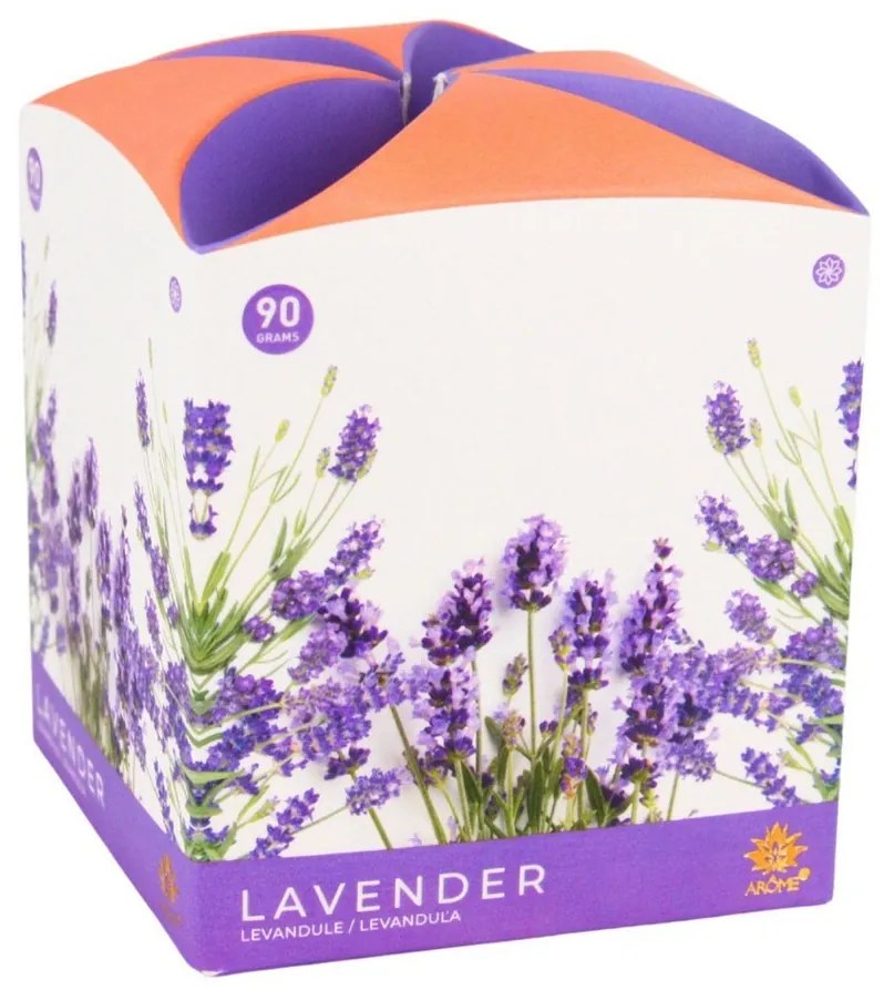 Lumânare parfumată Arome Lavender în sticlă, 90 g