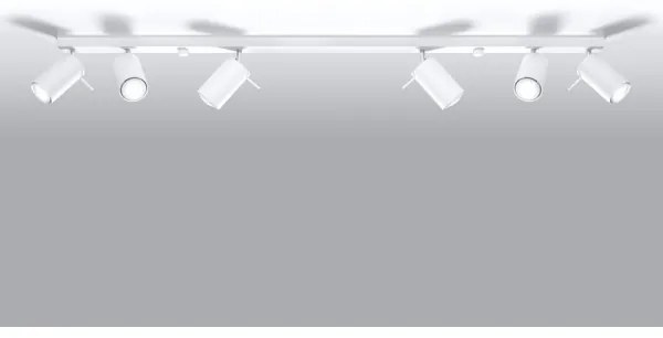 Lampă spot RING 6L 6xGU10/40W/230V alb