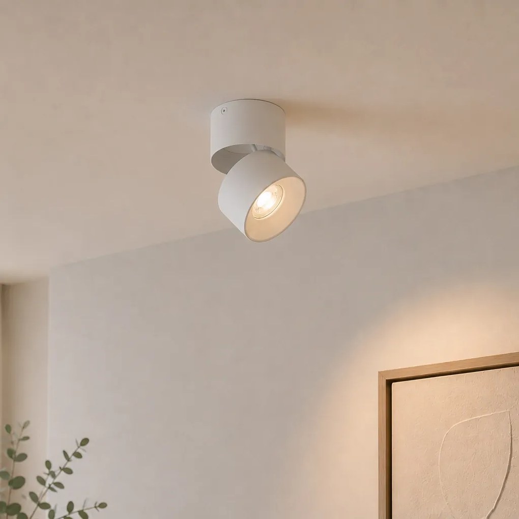 Spot aplicat modern alb GU10 50mm orientabil - Echo