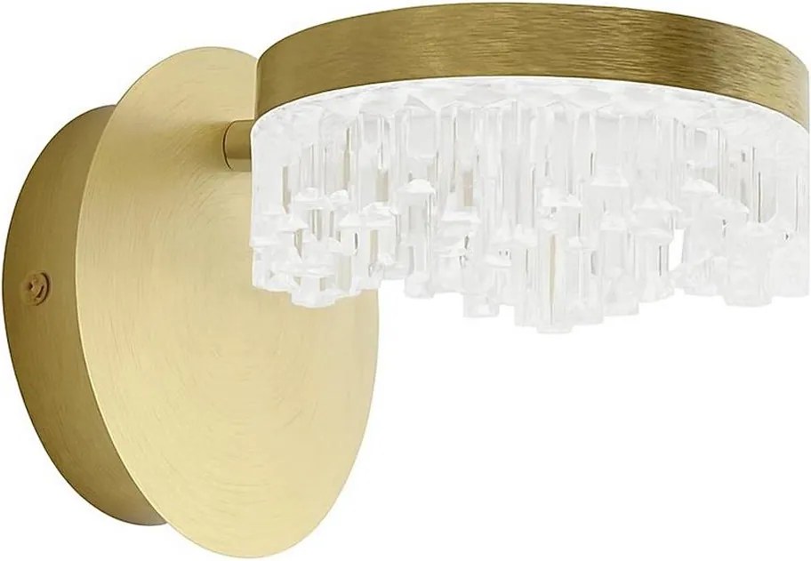 Aplica de perete LED/4W/230V aurie