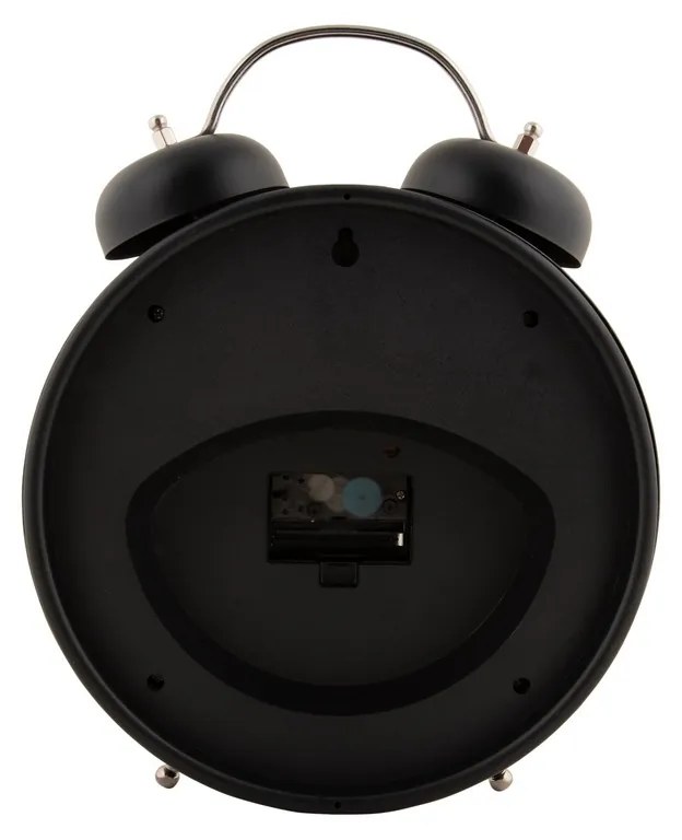 Karlsson 6019BK ceas de masă/alarmă de designnegru, dia. 30 cm