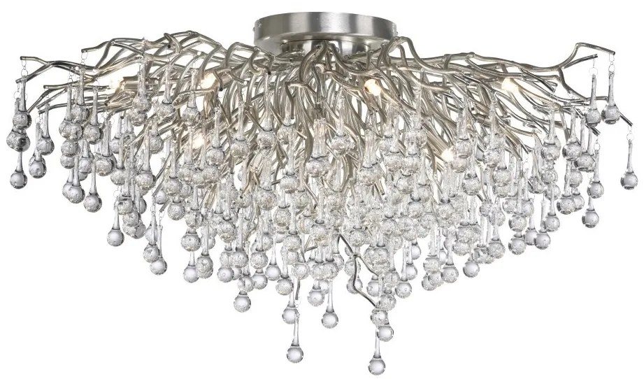 Lustra aplicata design magnific ICICLE crom, 100cm
