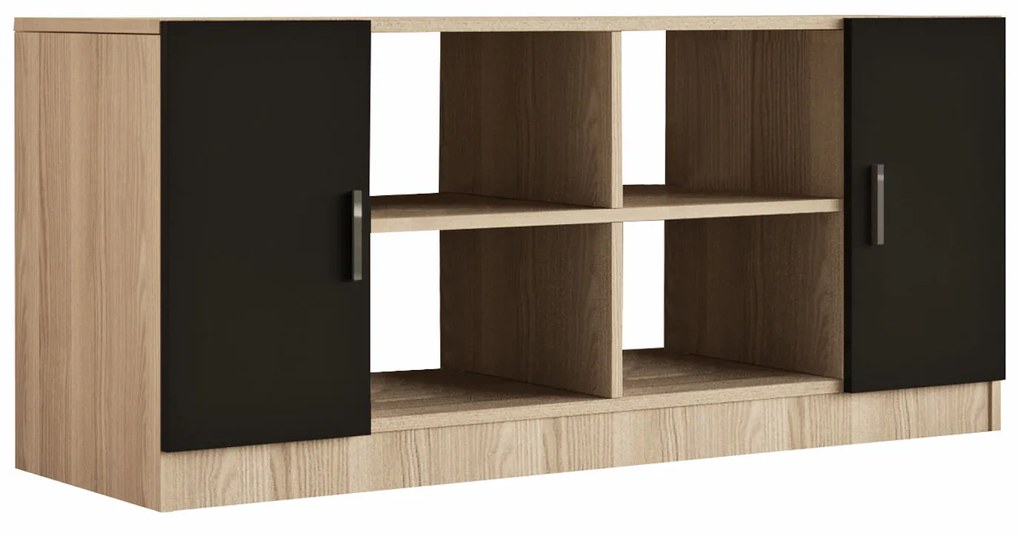 Dulap Vincent 6 (stejar + negru). 1072634