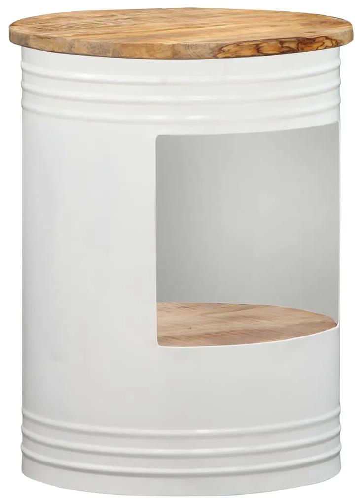 vidaXL Măsuță de cafea, 43 x 55 cm, lemn masiv de mango