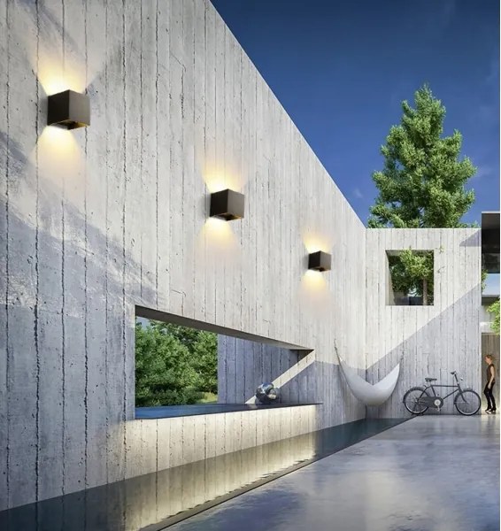 Immax 08510L - Aplica LED de perete exterior DICE LED/6W/230V 3000K IP65