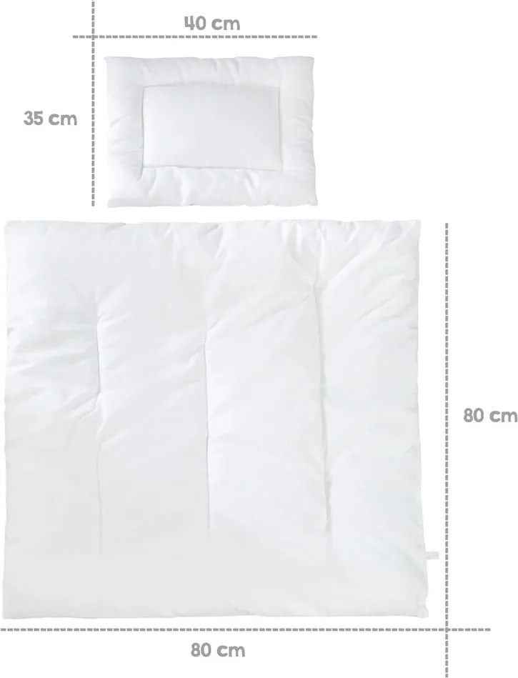 Set pilotă și pernă pentru pătuț – Roba