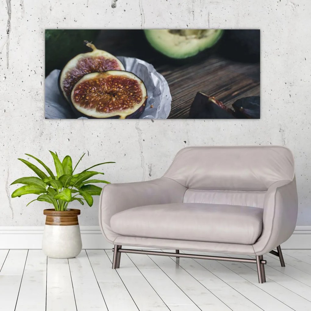 Tablou cu fistic și avocado (120x50 cm)
