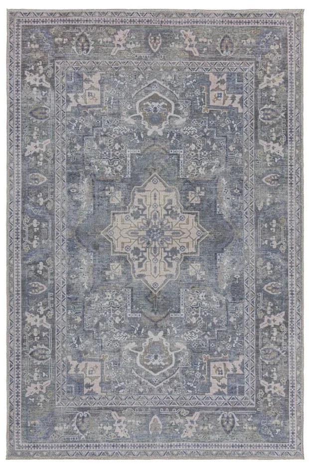 Covor verde lavabil din amestec de fibre reciclate 120x170 cm Windsor – Flair Rugs