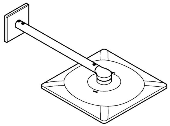 GROHE 26479000 - Cap de duș RAINSHOWER SMARTACTIVE 310 CUBE, crom lucios