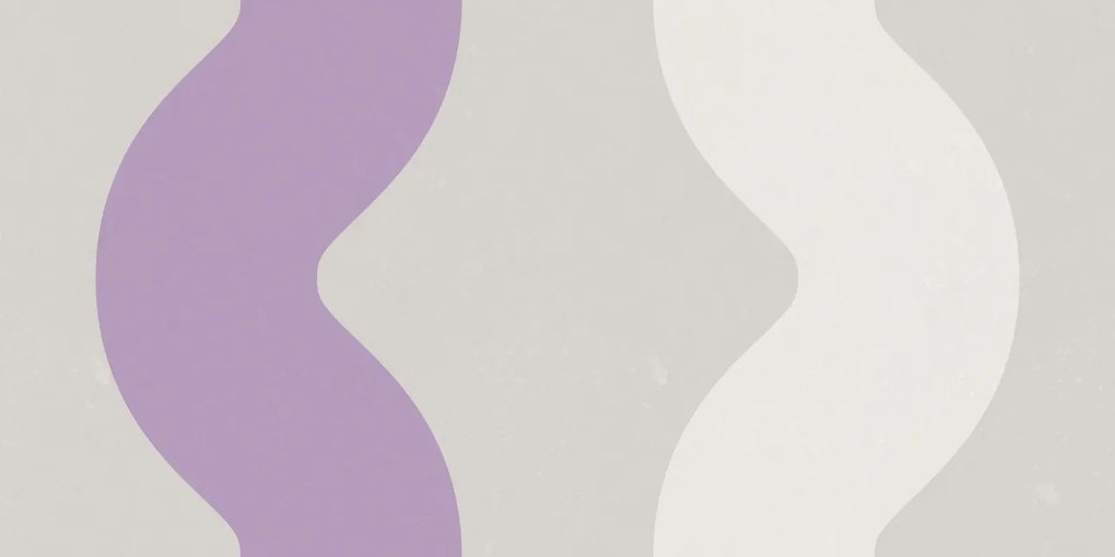 Fototapet, Wobbly, Lilac, Rebel Walls