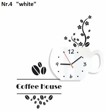 Ceas decorativ Coffee House pentru bucătărie
