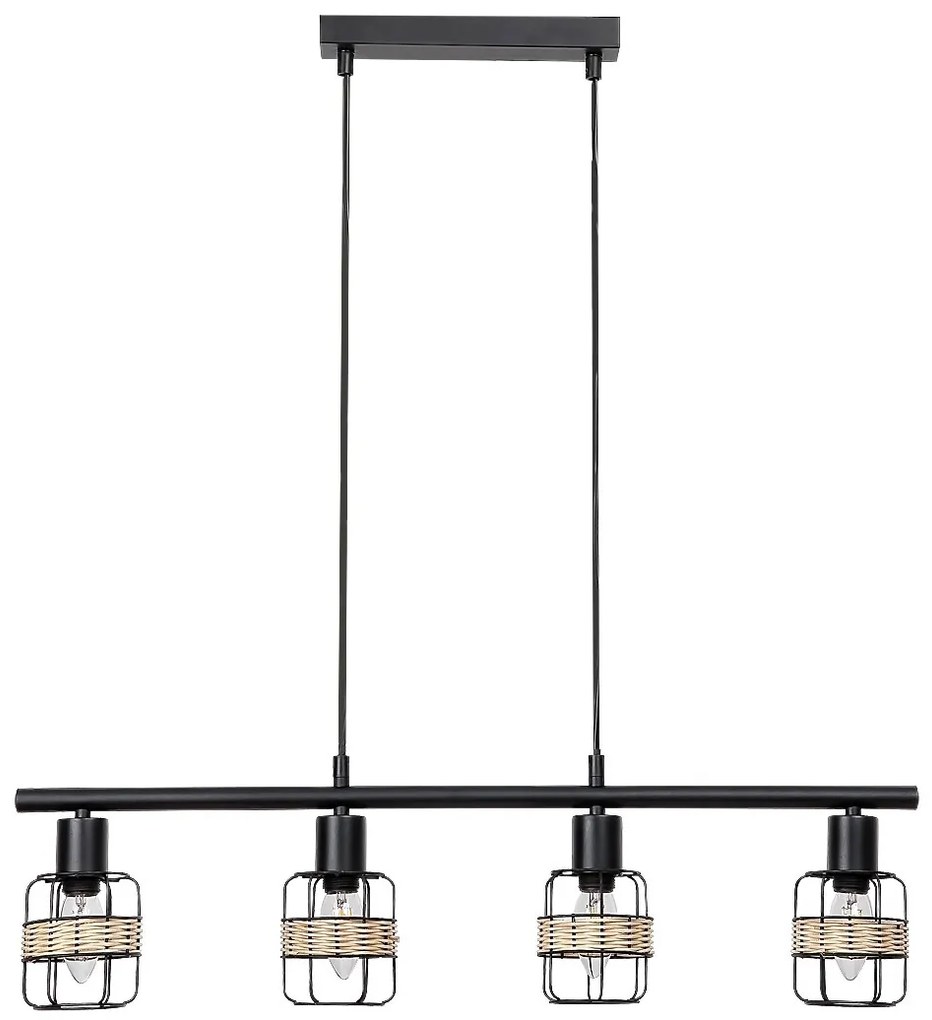 Lustra suspendata stil industrial Indiana 4L