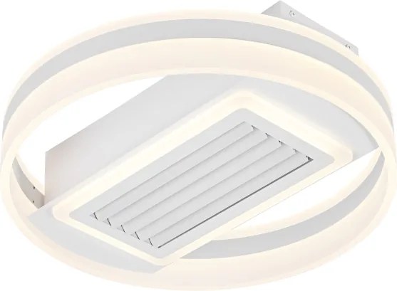 Osram - Plafonieră cu ventilator LED dimmabilă LED/55W/230V alb+telecomandă