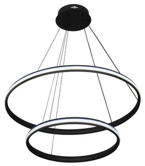 Lustră LED reglabilă suspendată pe cablu, 90W/230V, 3000-6500K, Ø 60 cm, cu telecomandă