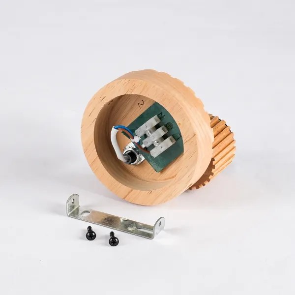 Brilagi - Aplica spot de perete HYGGE 1xE14/15W/230V lemn/fumuriu