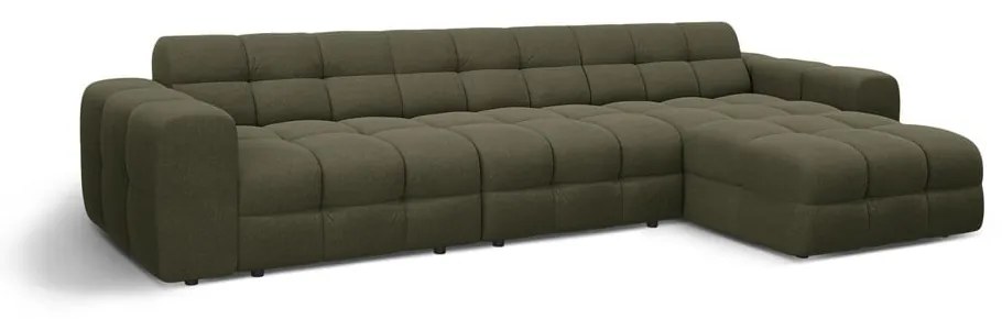 Colțar verde (cu colț pe partea dreaptă, cu șezlong) Kendal – Micadoni